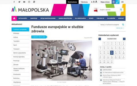 Fundusze europejskie w służbie zdrowia 2